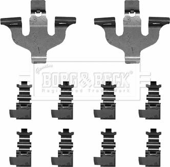 Borg & Beck BBK1660 - Komplet pribora, Pločica disk kočnice www.molydon.hr