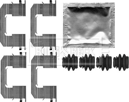 Borg & Beck BBK1606 - Komplet pribora, Pločica disk kočnice www.molydon.hr