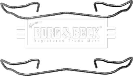 Borg & Beck BBK1039 - Komplet pribora, Pločica disk kočnice www.molydon.hr