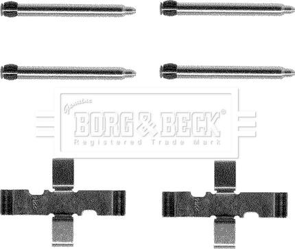 Borg & Beck BBK1033 - Komplet pribora, Pločica disk kočnice www.molydon.hr