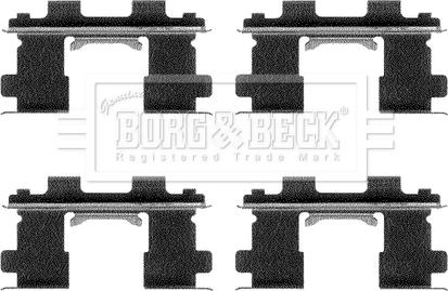 Borg & Beck BBK1114 - Komplet pribora, Pločica disk kočnice www.molydon.hr