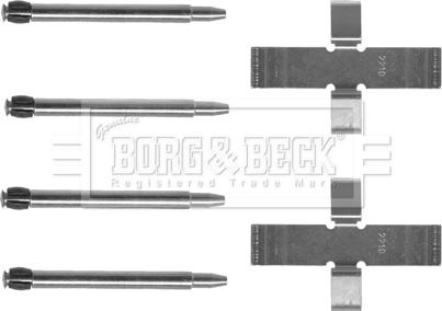 Borg & Beck BBK1186 - Komplet pribora, Pločica disk kočnice www.molydon.hr