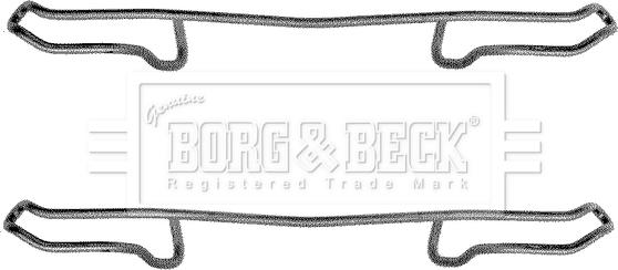 Borg & Beck BBK1179 - Komplet pribora, Pločica disk kočnice www.molydon.hr