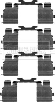 Borg & Beck BBK1302 - Komplet pribora, Pločica disk kočnice www.molydon.hr