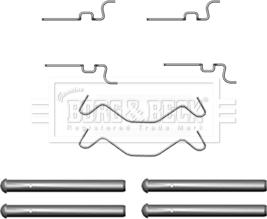 Borg & Beck BBK1332 - Komplet pribora, Pločica disk kočnice www.molydon.hr