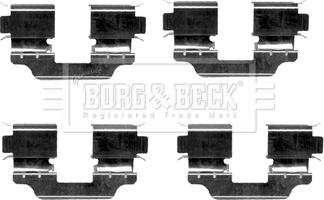 Borg & Beck BBK1326 - Komplet pribora, Pločica disk kočnice www.molydon.hr