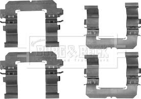 Borg & Beck BBK1253 - Komplet pribora, Pločica disk kočnice www.molydon.hr