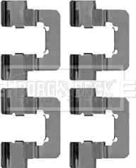Borg & Beck BBK1257 - Komplet pribora, Pločica disk kočnice www.molydon.hr