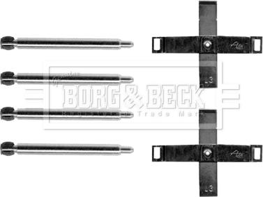 Borg & Beck BBK1208 - Komplet pribora, Pločica disk kočnice www.molydon.hr