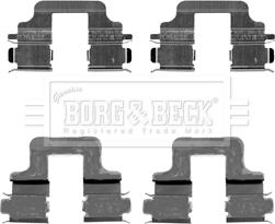 Borg & Beck BBK1224 - Komplet pribora, Pločica disk kočnice www.molydon.hr