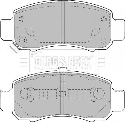 Borg & Beck BBP1906 - Komplet Pločica, disk-kočnica www.molydon.hr