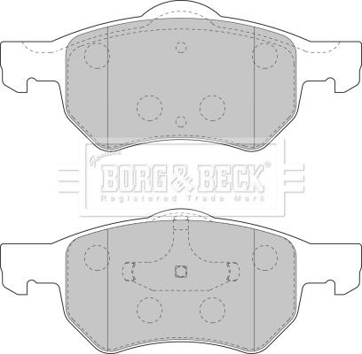 Borg & Beck BBP1902 - Komplet Pločica, disk-kočnica www.molydon.hr