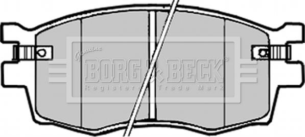 Borg & Beck BBP1923 - Komplet Pločica, disk-kočnica www.molydon.hr