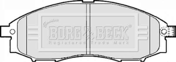 Borg & Beck BBP1922 - Komplet Pločica, disk-kočnica www.molydon.hr