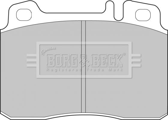 Borg & Beck BBP1492 - Komplet Pločica, disk-kočnica www.molydon.hr