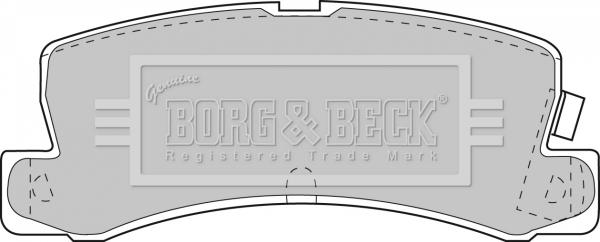 Borg & Beck BBP1405 - Komplet Pločica, disk-kočnica www.molydon.hr