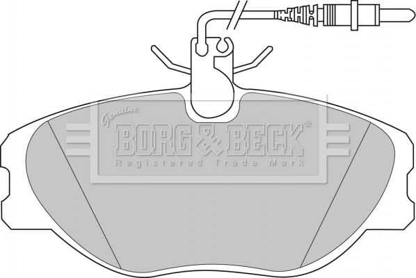 Borg & Beck BBP1438 - Komplet Pločica, disk-kočnica www.molydon.hr