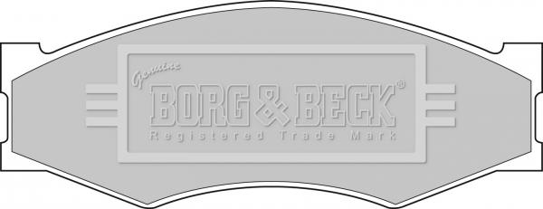 Borg & Beck BBP1551 - Komplet Pločica, disk-kočnica www.molydon.hr