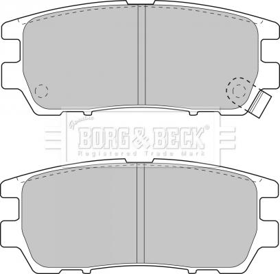 Borg & Beck BBP1582 - Komplet Pločica, disk-kočnica www.molydon.hr