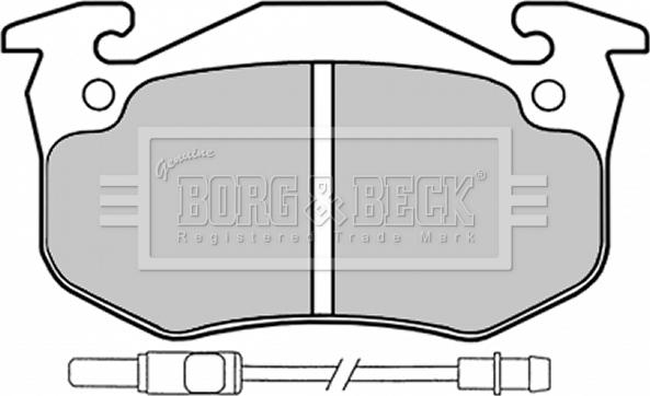 Borg & Beck BBP1525 - Komplet Pločica, disk-kočnica www.molydon.hr