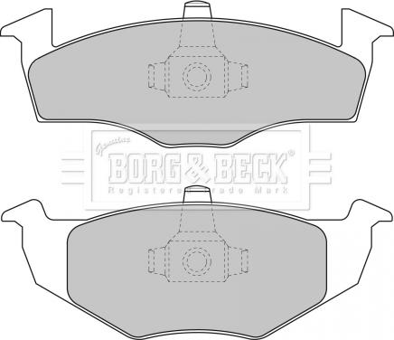 Borg & Beck BBP1691 - Komplet Pločica, disk-kočnica www.molydon.hr
