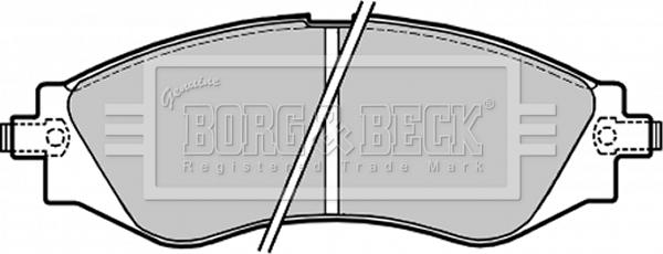 Borg & Beck BBP1642 - Komplet Pločica, disk-kočnica www.molydon.hr