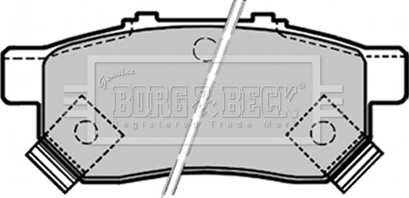 Borg & Beck BBP1657 - Komplet Pločica, disk-kočnica www.molydon.hr