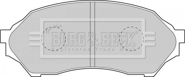 Borg & Beck BBP1663 - Komplet Pločica, disk-kočnica www.molydon.hr