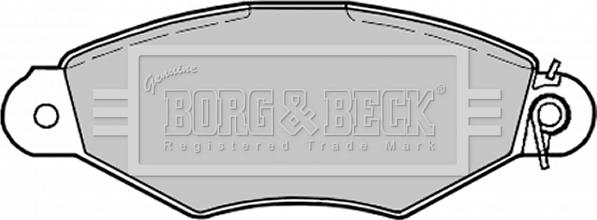 Borg & Beck BBP1622 - Komplet Pločica, disk-kočnica www.molydon.hr
