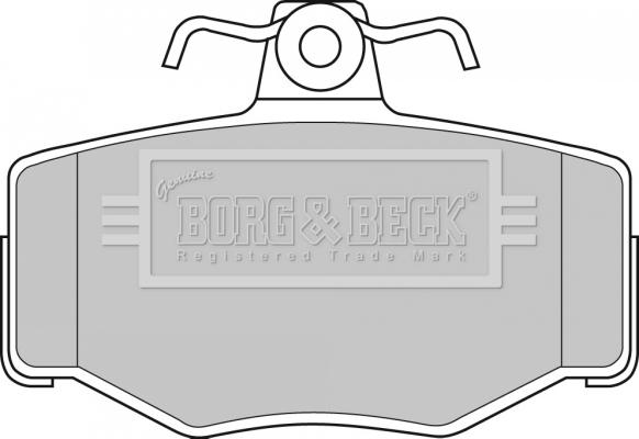 Borg & Beck BBP1673 - Komplet Pločica, disk-kočnica www.molydon.hr