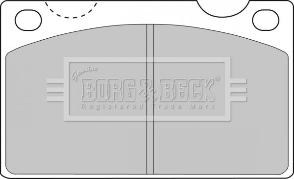 Borg & Beck BBP1099 - Komplet Pločica, disk-kočnica www.molydon.hr