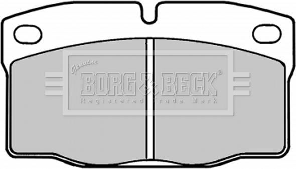 Borg & Beck BBP1092 - Komplet Pločica, disk-kočnica www.molydon.hr