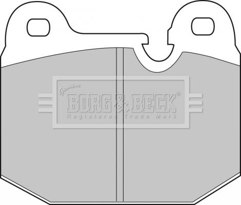 Borg & Beck BBP1043 - Komplet Pločica, disk-kočnica www.molydon.hr