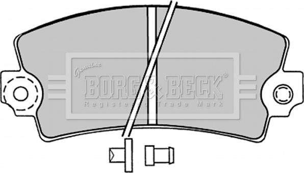 Borg & Beck BBP1047 - Komplet Pločica, disk-kočnica www.molydon.hr