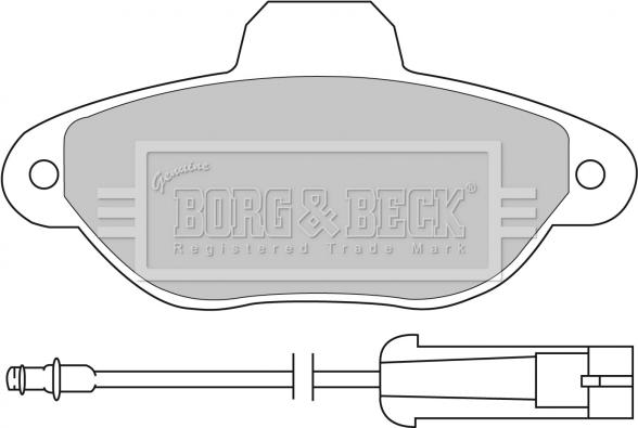 Borg & Beck BBP1059 - Komplet Pločica, disk-kočnica www.molydon.hr