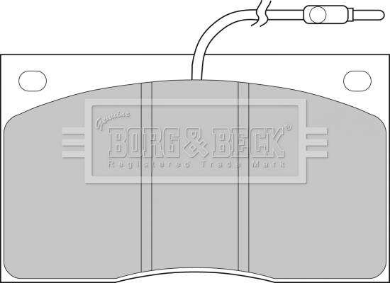 Borg & Beck BBP1065 - Komplet Pločica, disk-kočnica www.molydon.hr