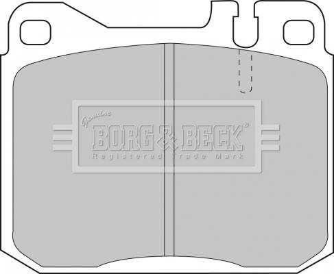 Borg & Beck BBP1061 - Komplet Pločica, disk-kočnica www.molydon.hr