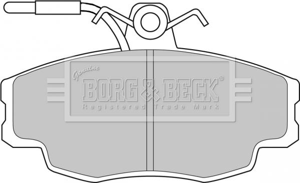 Borg & Beck BBP1062 - Komplet Pločica, disk-kočnica www.molydon.hr