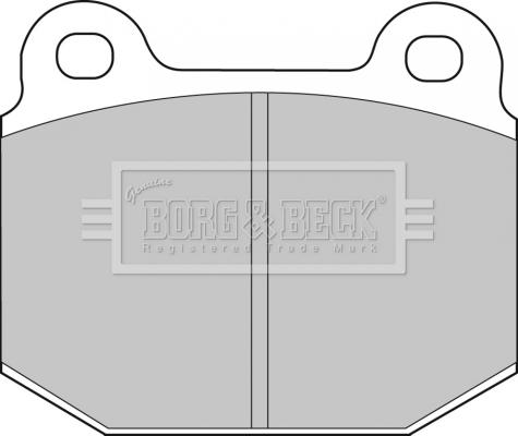 Borg & Beck BBP1005 - Komplet Pločica, disk-kočnica www.molydon.hr