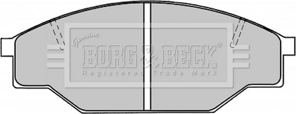 Borg & Beck BBP1019 - Komplet Pločica, disk-kočnica www.molydon.hr