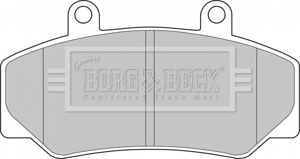 Borg & Beck BBP1087 - Komplet Pločica, disk-kočnica www.molydon.hr