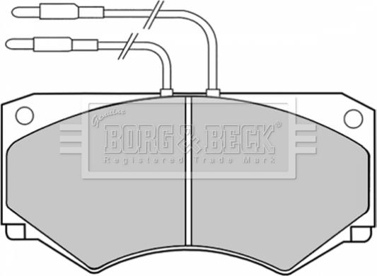 Borg & Beck BBP1039 - Komplet Pločica, disk-kočnica www.molydon.hr