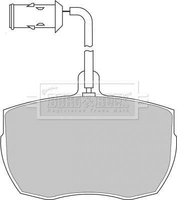 Borg & Beck BBP1026 - Komplet Pločica, disk-kočnica www.molydon.hr