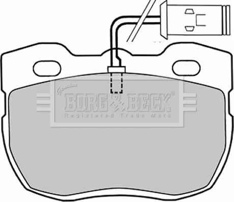 Borg & Beck BBP1028 - Komplet Pločica, disk-kočnica www.molydon.hr