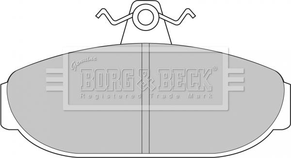 Borg & Beck BBP1079 - Komplet Pločica, disk-kočnica www.molydon.hr