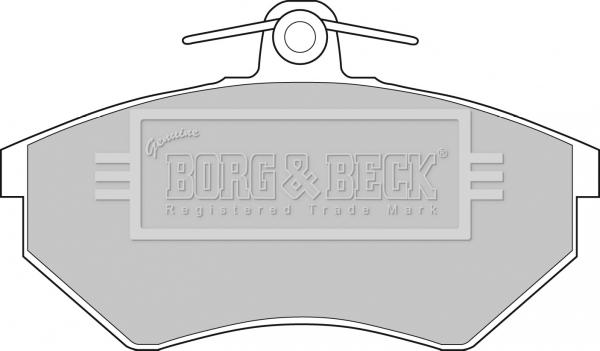 Borg & Beck BBP1427 - Komplet Pločica, disk-kočnica www.molydon.hr