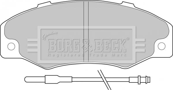 Borg & Beck BBP1078 - Komplet Pločica, disk-kočnica www.molydon.hr