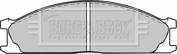 Borg & Beck BBP1195 - Komplet Pločica, disk-kočnica www.molydon.hr