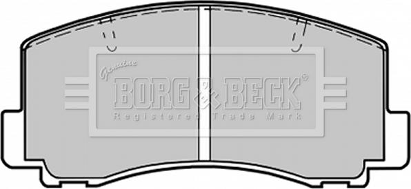 Borg & Beck BBP1198 - Komplet Pločica, disk-kočnica www.molydon.hr