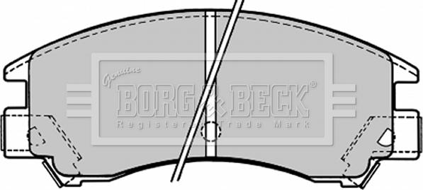 Borg & Beck BBP1148 - Komplet Pločica, disk-kočnica www.molydon.hr